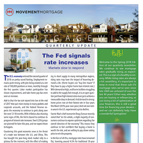 MortgageWise Newsletter Service - Mortgage Client Newsletter